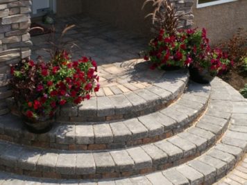 Winnipeg Paving Stone Stairs 04